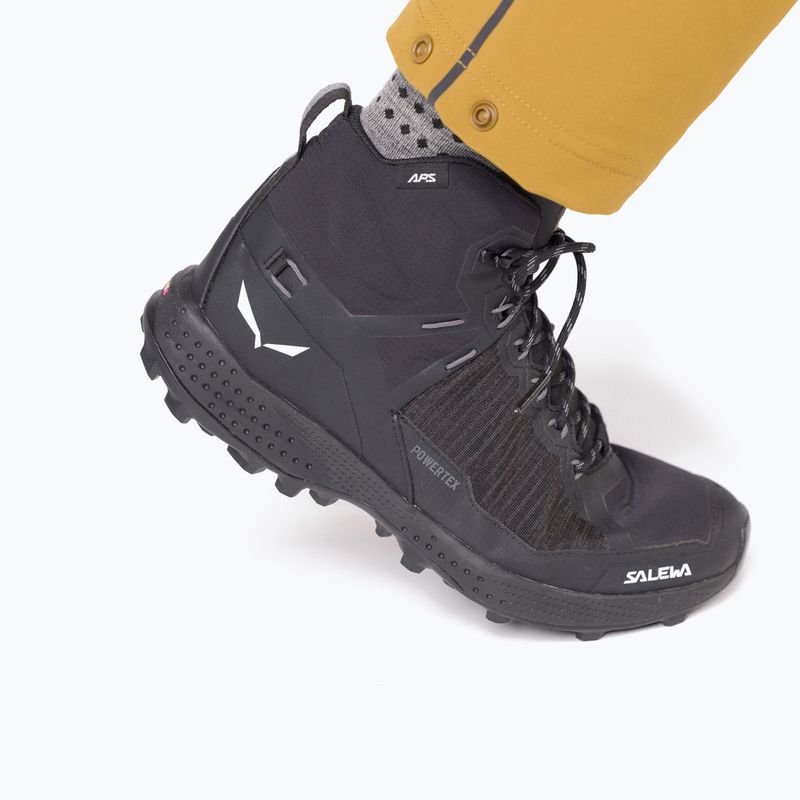 Férfi túrabakancs Salewa Pedroc Pro Mid Ptx fekete/fekete 10