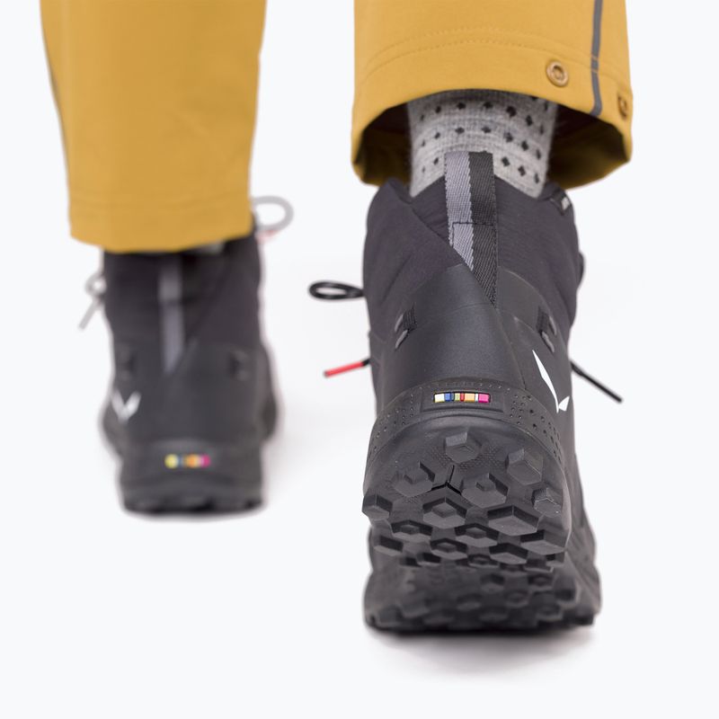 Férfi túrabakancs Salewa Pedroc Pro Mid Ptx fekete/fekete 11