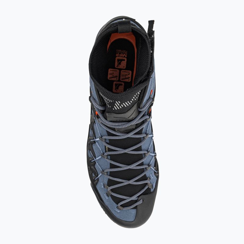 Salewa férfi Wildfire Edge Mid GTX közelítő cipő fekete-kék 00-0000061350 6