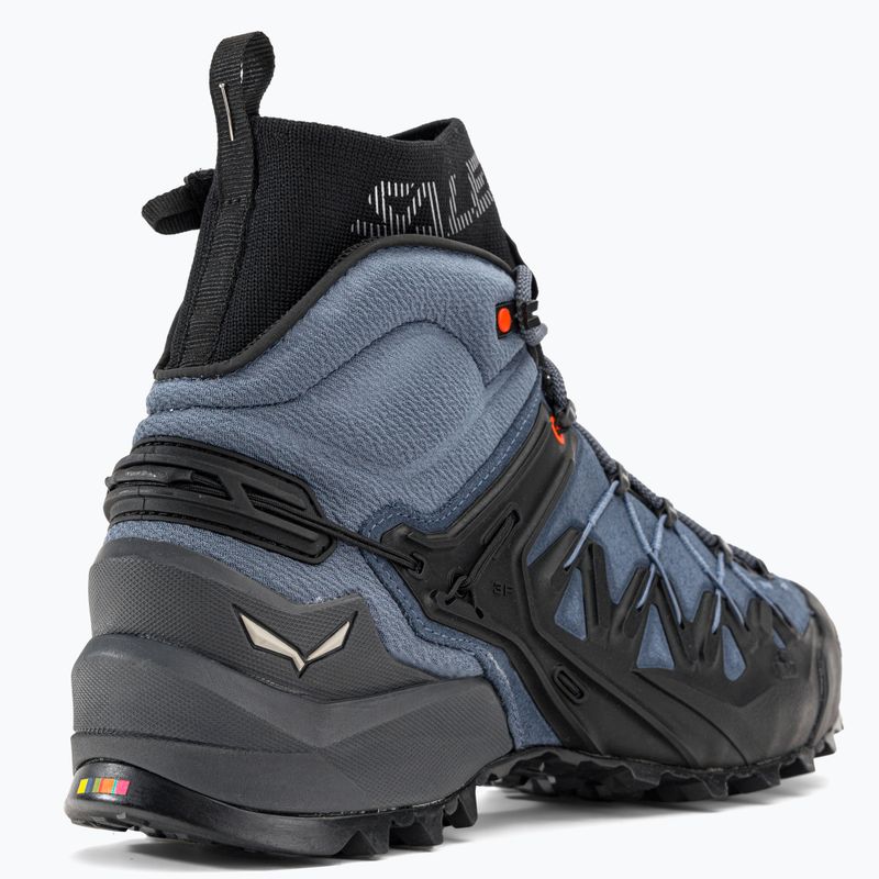 Salewa férfi Wildfire Edge Mid GTX közelítő cipő fekete-kék 00-0000061350 9