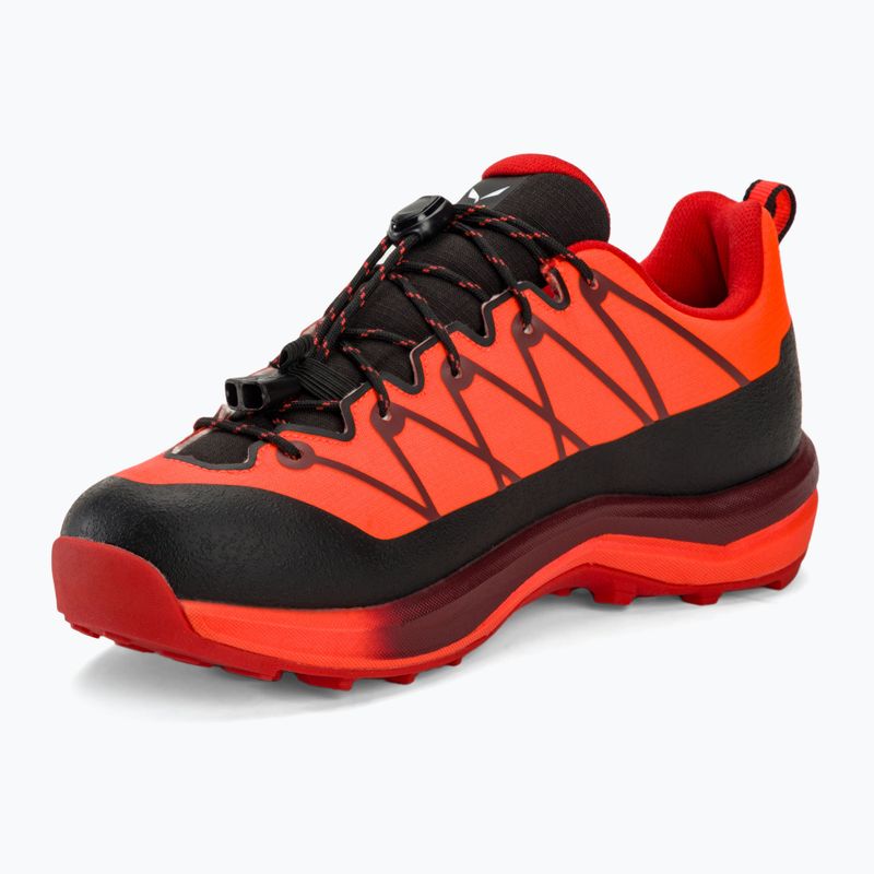 Salewa Wildfire 2 Ptx fluo coral.syrah gyermek túrabakancsok 7