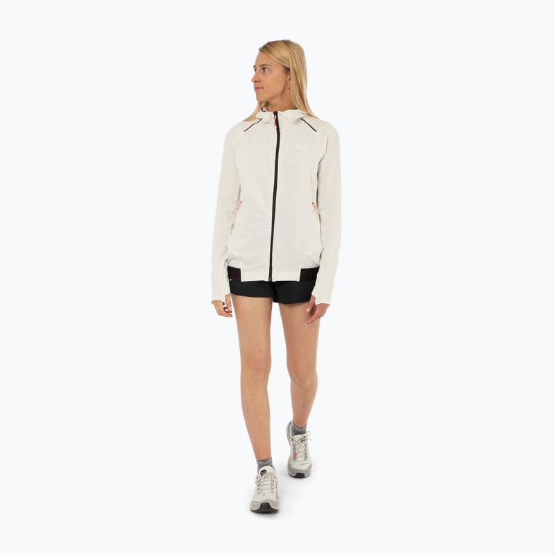 Női trekking pulóver Salewa Pedroc PL Hooded white 2