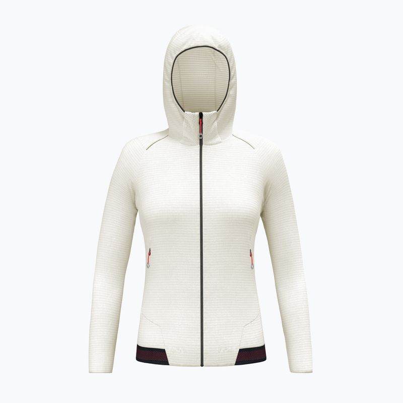 Női trekking pulóver Salewa Pedroc PL Hooded white 8