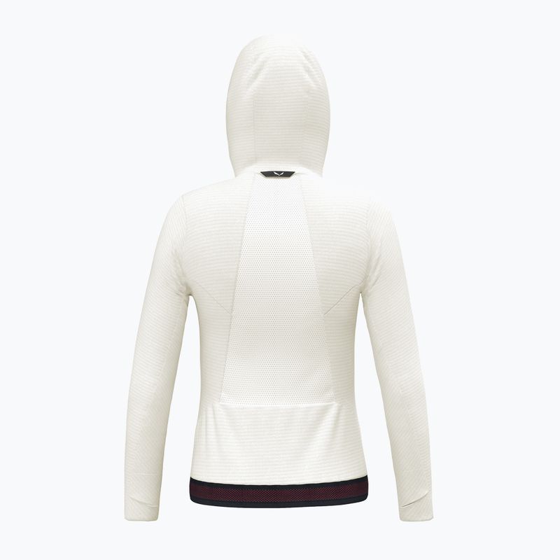 Női trekking pulóver Salewa Pedroc PL Hooded white 9