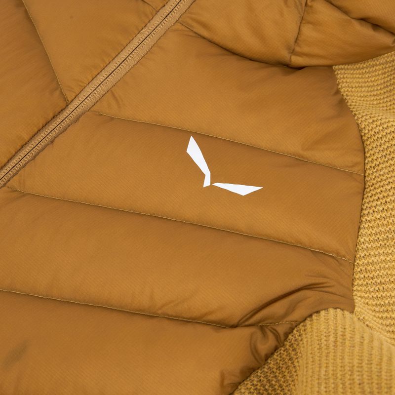 Salewa Fanes Sarner/Rds Dwn Hyb aranybarna női hibrid kabát 3
