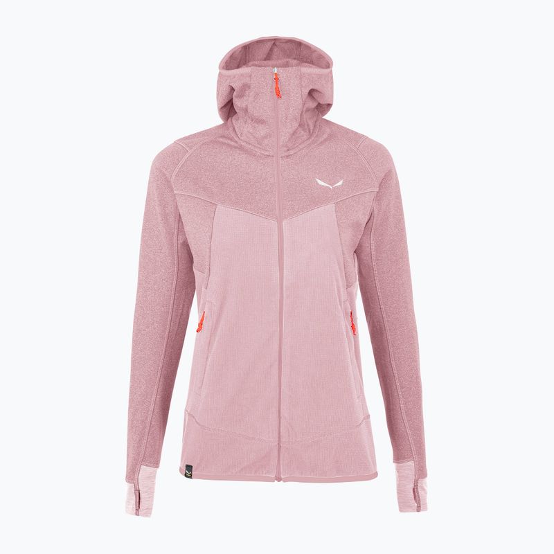 Salewa női fleece pulóver Puez Hybrid PL FZ Hoody zephyr melange