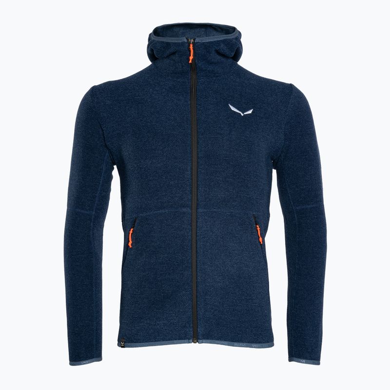 Férfi Salewa Nuvolo EN fleece melegítőfelső sötét farmer melange