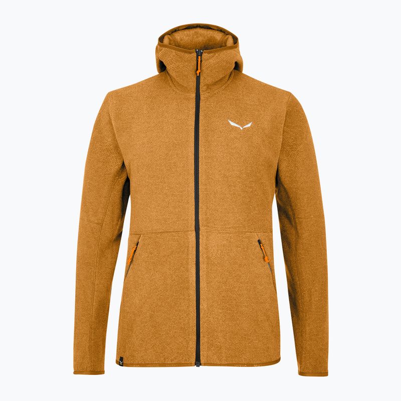 Férfi Salewa Nuvolo EN fleece melegítőfelső aranybarna melange 5