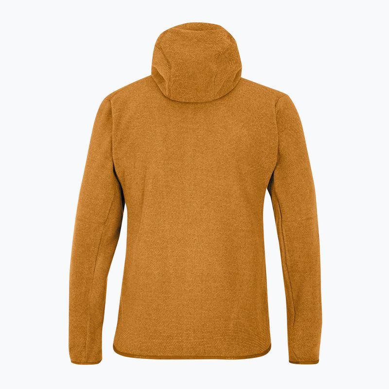 Férfi Salewa Nuvolo EN fleece melegítőfelső aranybarna melange 6