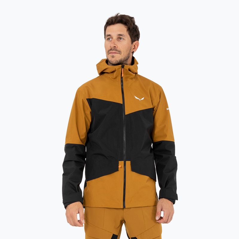 Salewa Puez GTX 2L férfi esőkabát aranybarna