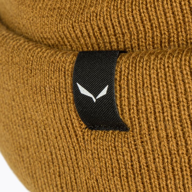 Salewa Puez Am Beanie téli sapka arany barna 4