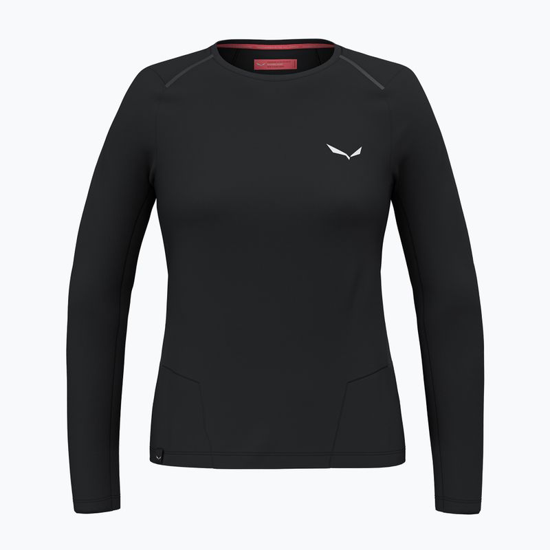 Női hosszú ujjú póló Salewa Pedroc Dry Tee black out