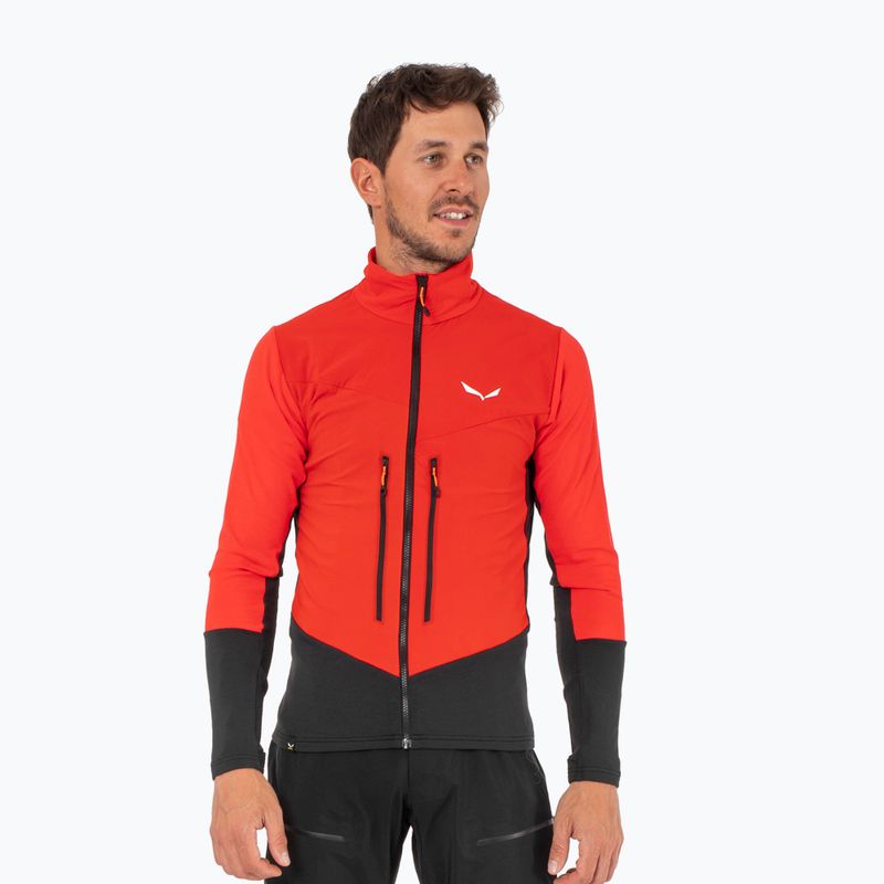 Férfi Salewa Ortles Am flame fleece melegítőfelső 2