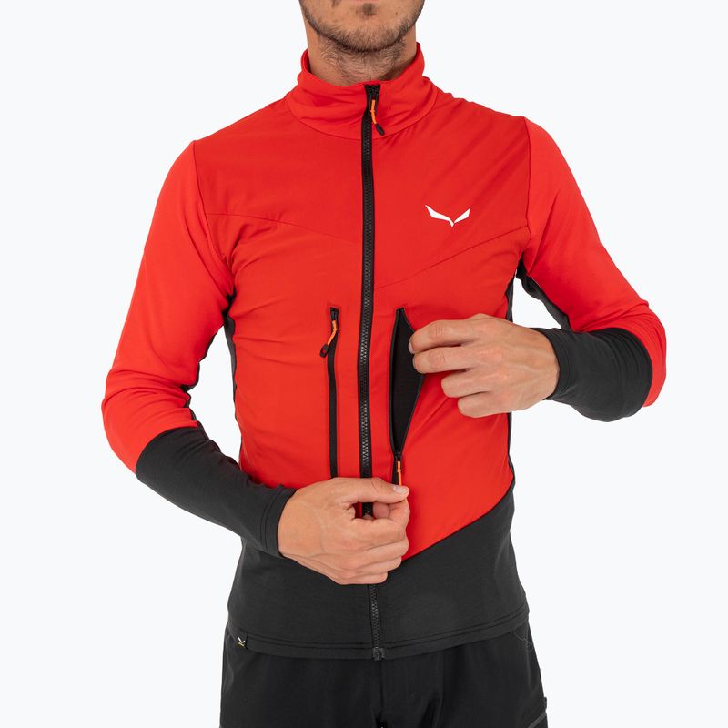 Férfi Salewa Ortles Am flame fleece melegítőfelső 4