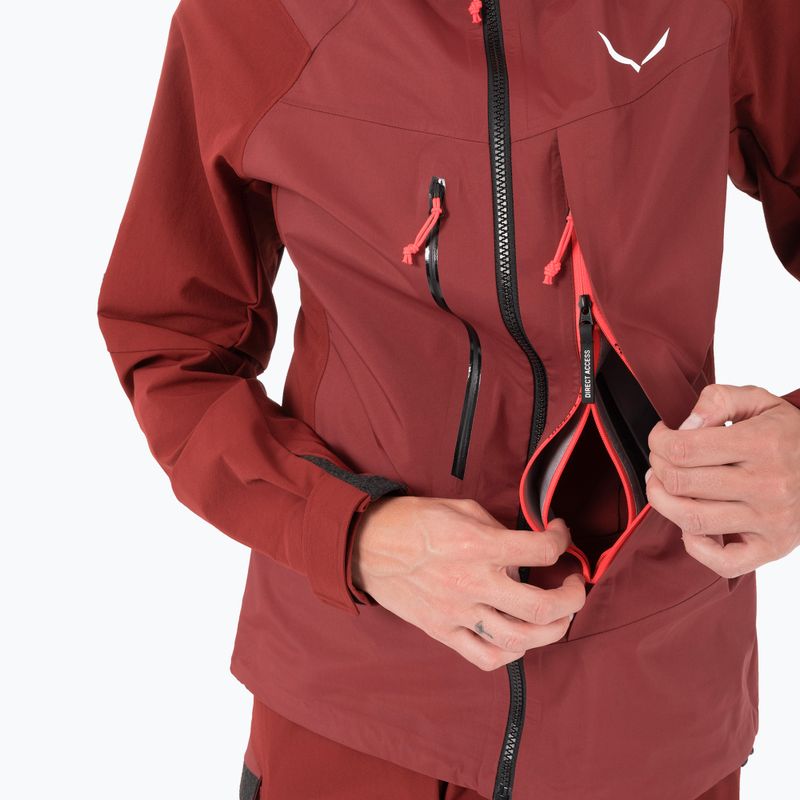 Női softshell kabát Salewa Sella DST Hyb syrah 5