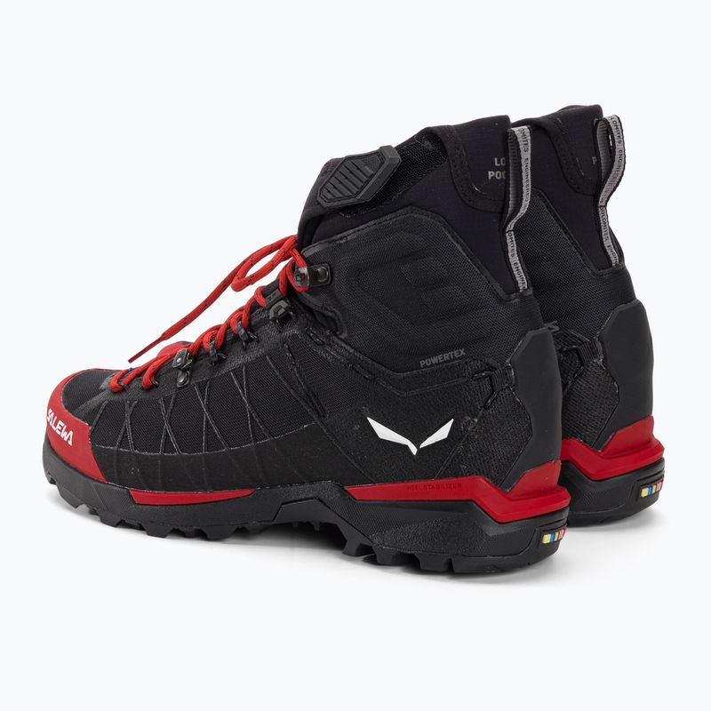 Férfi túrabakancs Salewa Ortles Light Light Mid Ptx láng/fekete 3