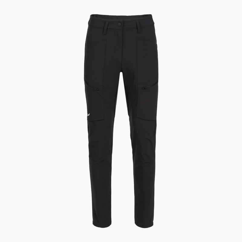 Női softshell nadrág Salewa Puez DST Cargo black out