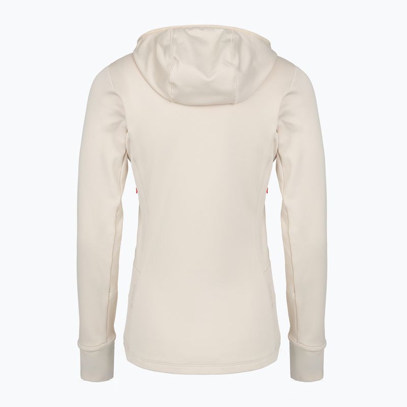 Női trekking pulóver Salewa Puez PL Hooded oatmeal 2
