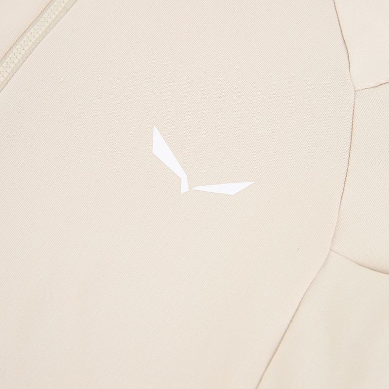 Női trekking pulóver Salewa Puez PL Hooded oatmeal 3