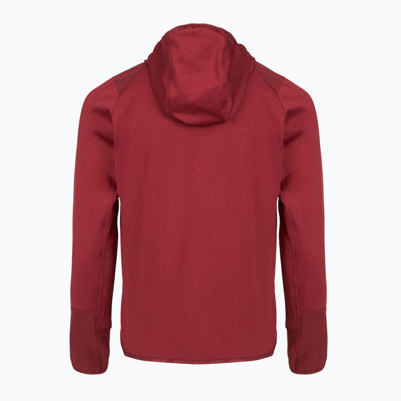 Gyerek trekking pulóver Salewa Agner Melange PL FZ Hoody syrah 2