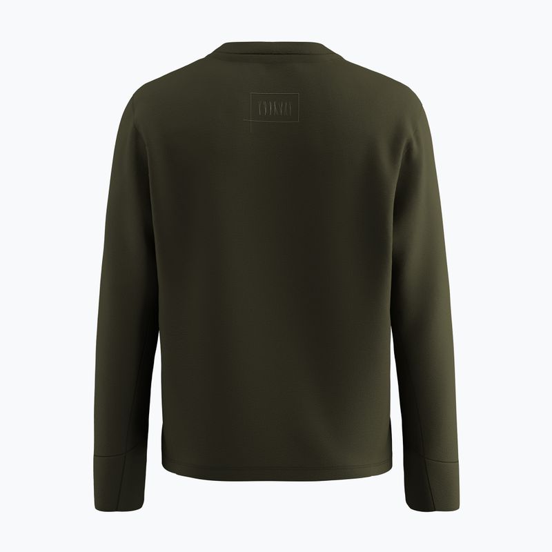 Férfi Salewa Fanes Dry pulóver sötét olíva 8