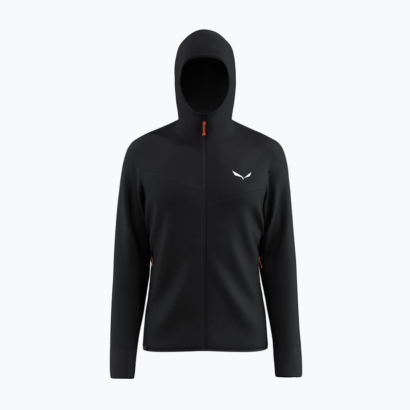 Salewa férfi trekking pulóver Puez Waffle Hyb PL HD fekete out 6