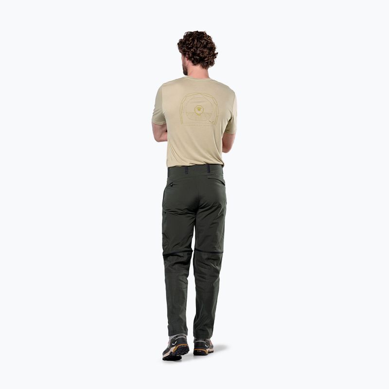 Férfi trekking nadrág Salewa Puez Hemp/Dst 2/1 sötét olívazöld 3