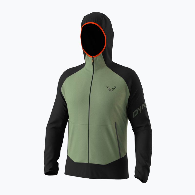 Férfi DYNAFIT Transalper Light Polartec kapucnis fekete sage trekking melegítőfelső 4
