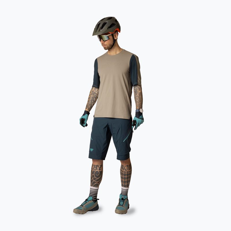 férfi kerékpáros mez DYNAFIT Ride rock khaki 2
