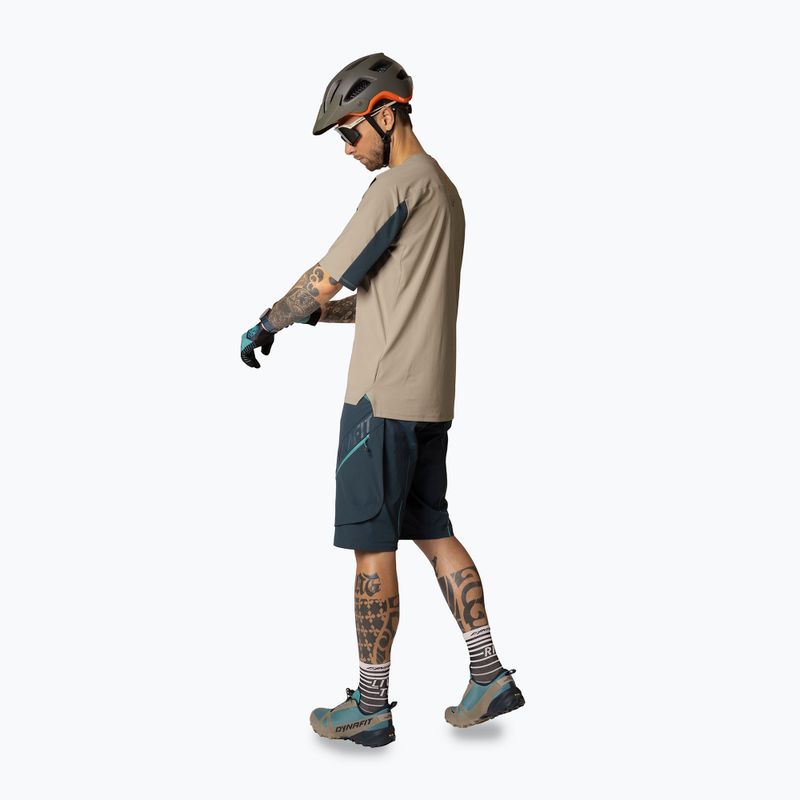 férfi kerékpáros mez DYNAFIT Ride rock khaki 3