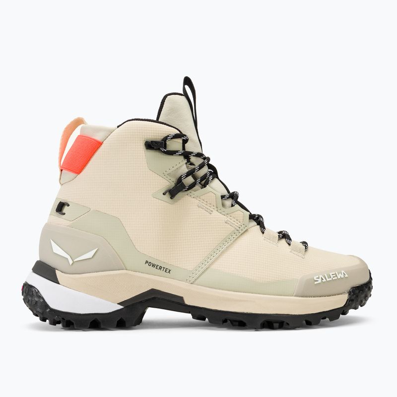 Női trekking cipő Salewa Puez Mid Ptx oatmeal/oatmeal 2