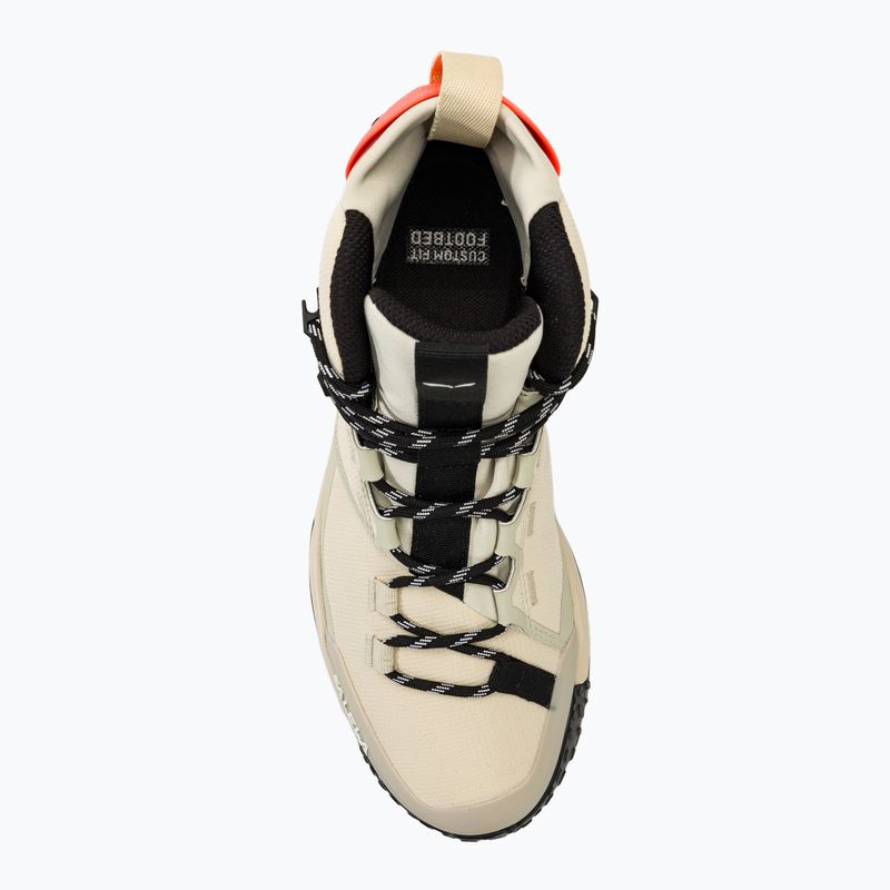 Női trekking cipő Salewa Puez Mid Ptx oatmeal/oatmeal 5