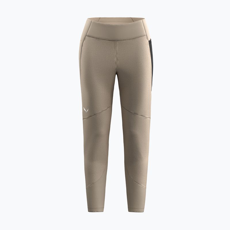 Női trekking leggings Salewa Puez kender futóhomok