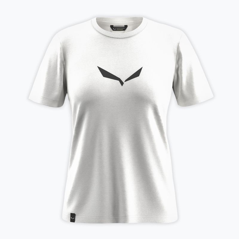 Női póló Salewa Solid Dry white new logo