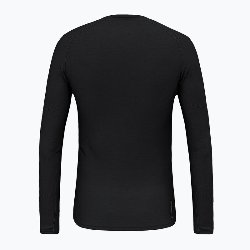 Férfi hosszú ujjú thermo felső Salewa Cristallo Warm Amr black out 2