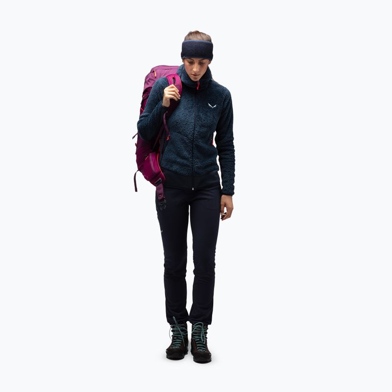 Női trekking pulóver Salewa Tognazza PL dark olive melange 5