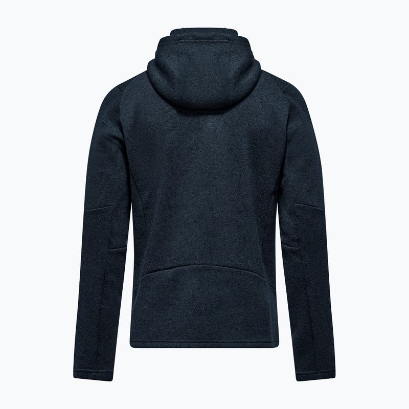 Férfi polárpulóver Salewa Puez Rocca Polarlite Hood navy blazer 6