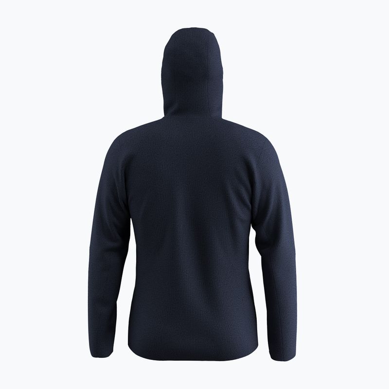 Férfi polárpulóver Salewa Puez Rocca Polarlite Hood navy blazer 7