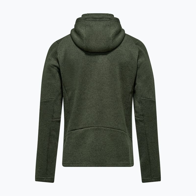 Férfi trekking pulóver Salewa Puez Rocca Polarlite Hood dark olive 6