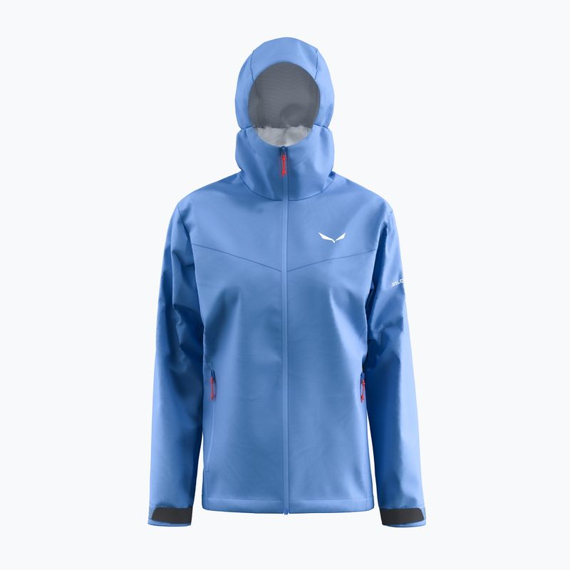 Salewa női esőkabát Puez Aqua 4 PTX 2.5L reggel kék