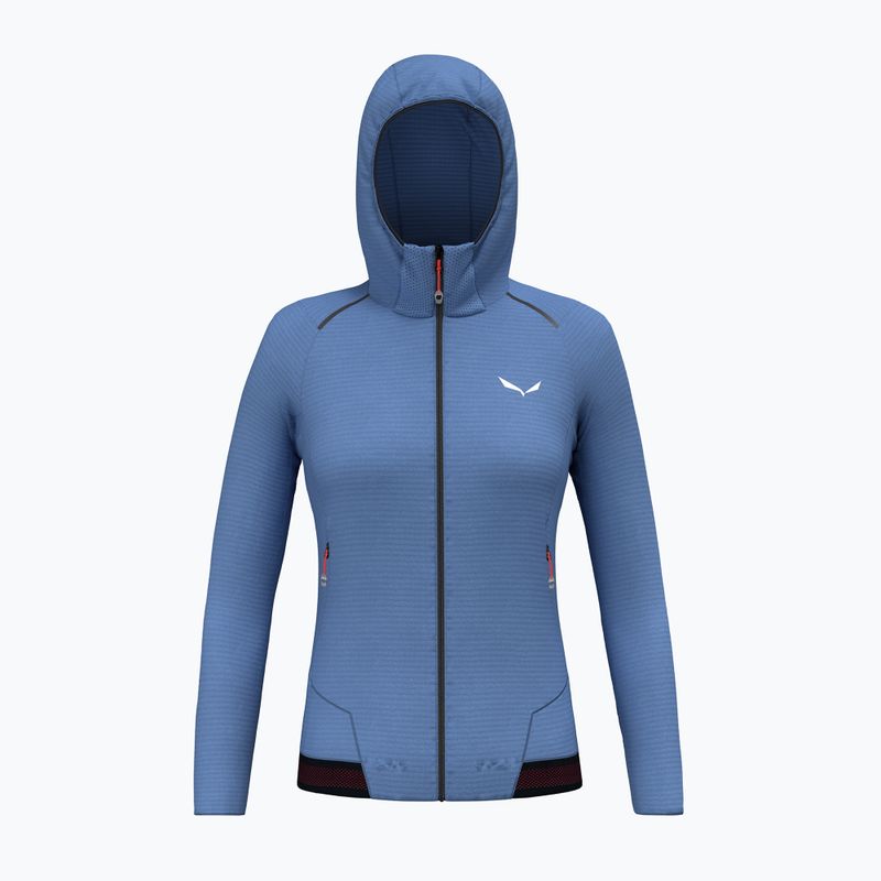 Női trekking pulóver Salewa Pedroc PL Hooded morning blue