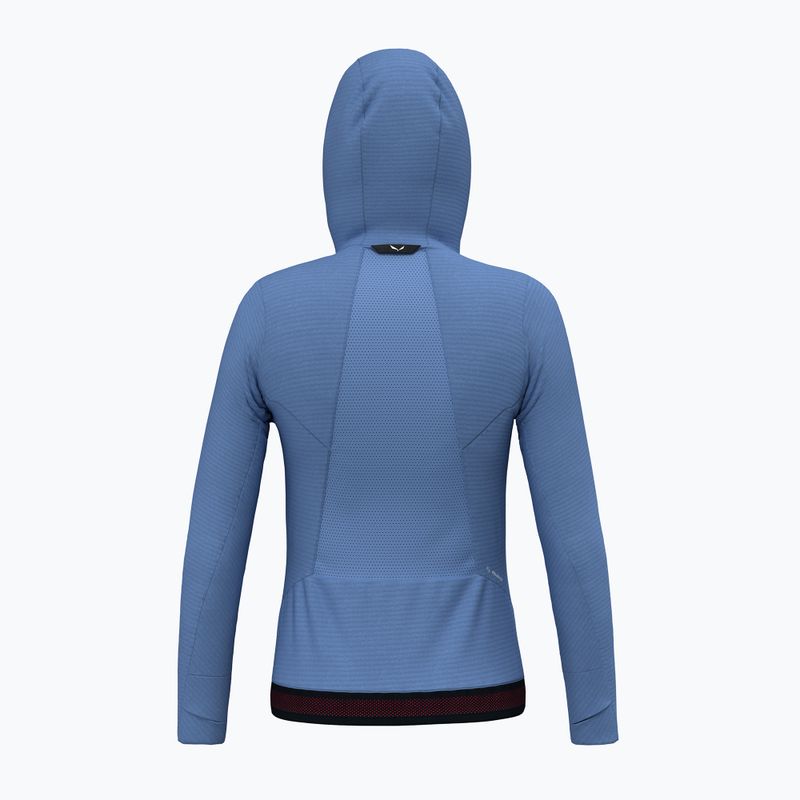 Női trekking pulóver Salewa Pedroc PL Hooded morning blue 2