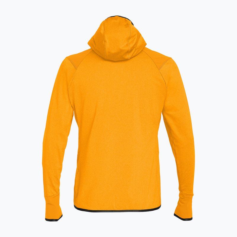 Salewa Agner Hybrid PL/DST FZ Hoody turmeric melange/0910 férfi trekking pulóver 2