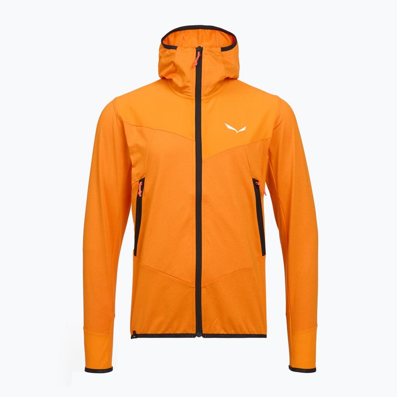 Salewa Agner Hybrid PL/DST FZ Hoody turmeric melange/0910 férfi trekking pulóver