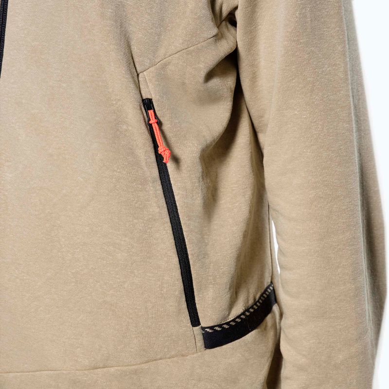 Salewa női trekking pulóver Agner Hemp 2 kapucnis futóhomok 6