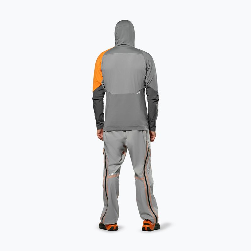 Férfi trekking pulóver Salewa NXT Hyb 1/2 Zip Tee csendes árnyékban 3