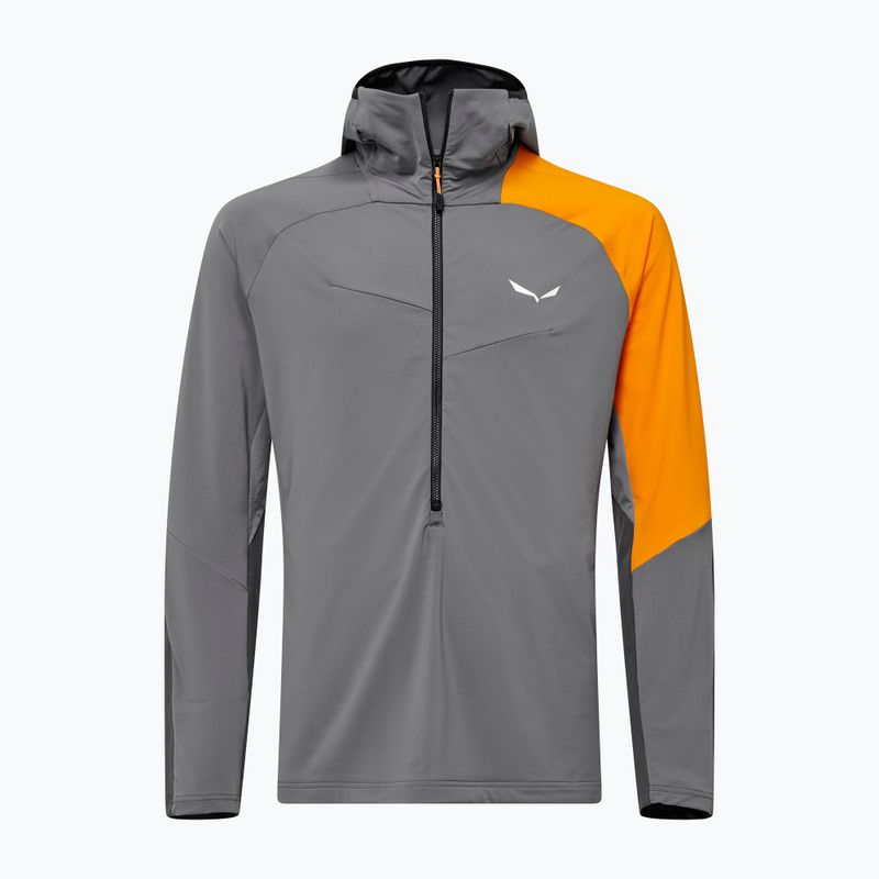 Férfi trekking pulóver Salewa NXT Hyb 1/2 Zip Tee csendes árnyékban 7