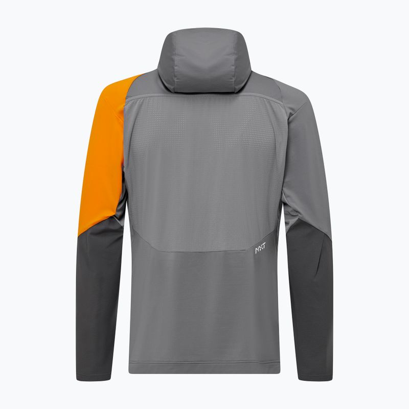 Férfi trekking pulóver Salewa NXT Hyb 1/2 Zip Tee csendes árnyékban 8