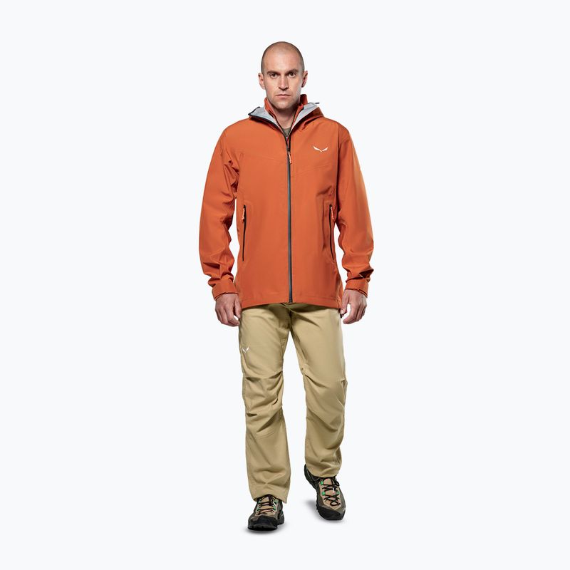 Férfi softshell dzseki Salewa Puez GTX 3L EPE bombay barna 2