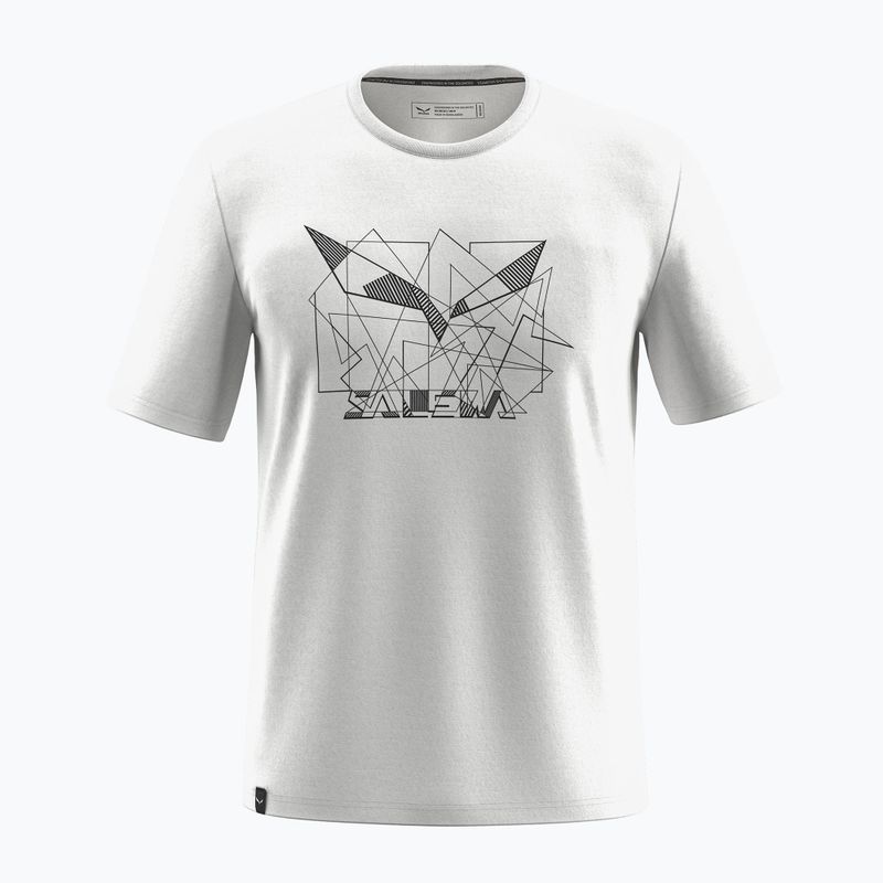 Férfi Salewa Eagle Geometric póló optikai fehér